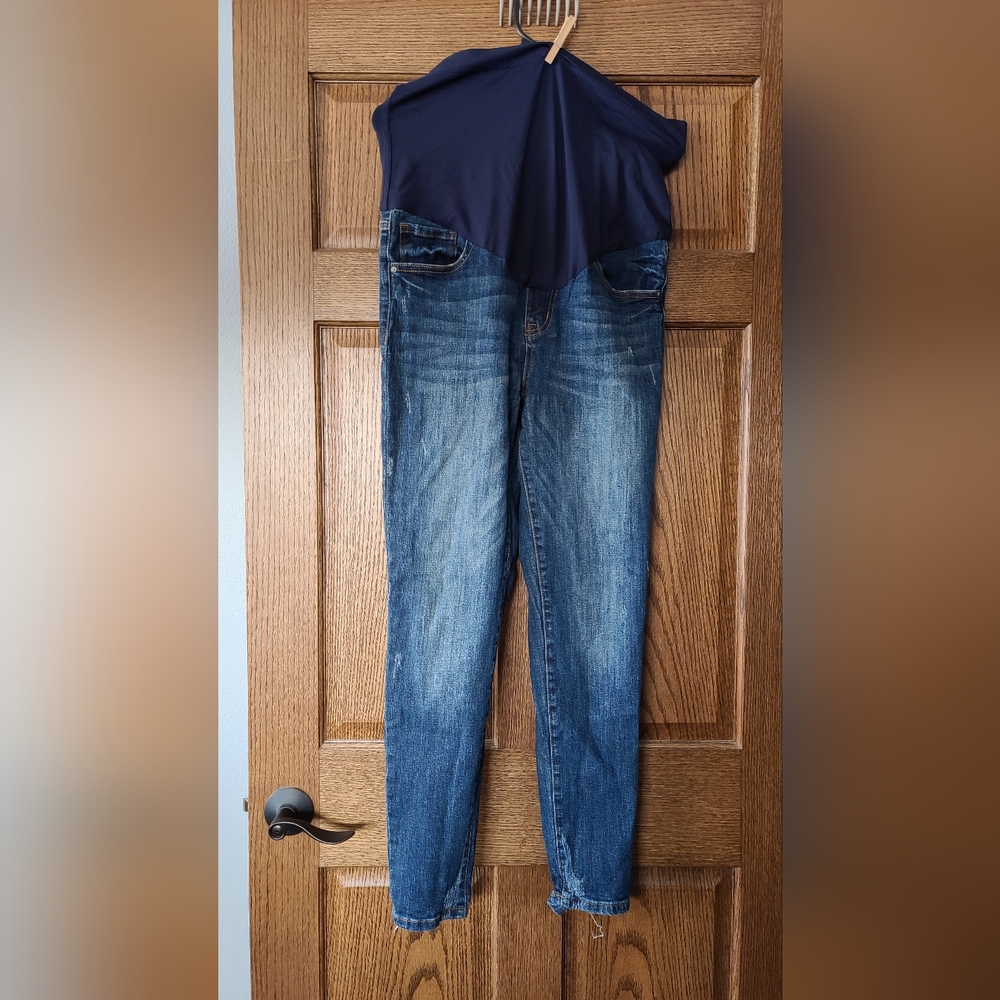 PINKBLUSH Full Panel Maternity Skinny Jeans